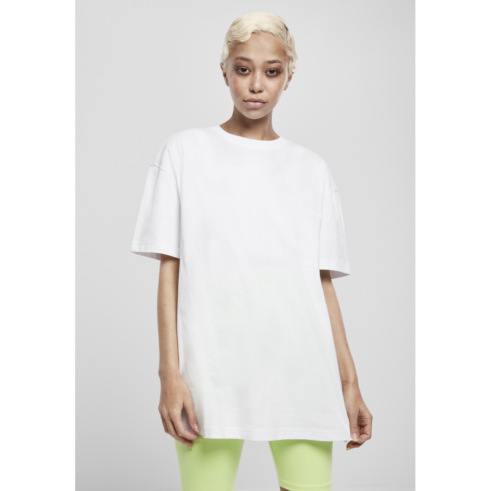 Urban Classics - Oversized Boyfriend Dames T-shirt - Wit
